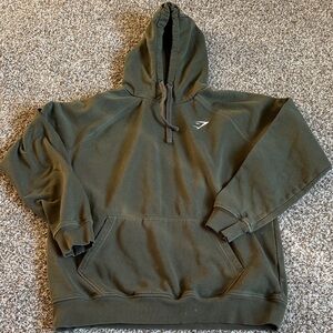 Gymshark Men's Green Hoodie